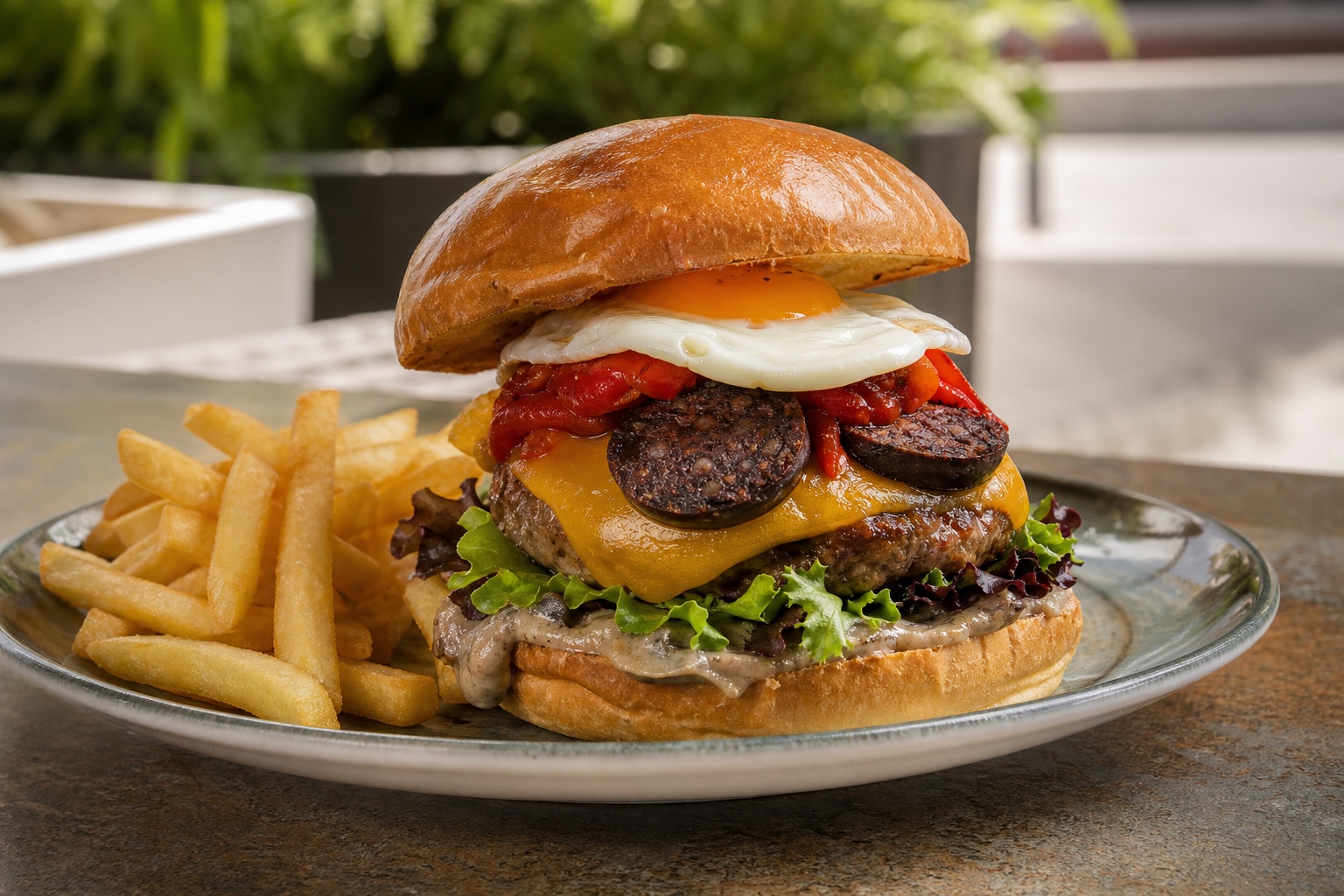 B BURGER