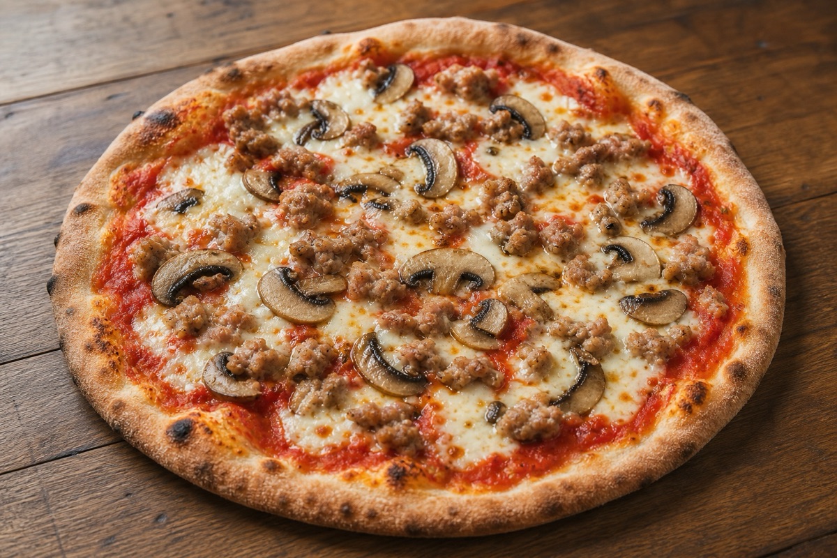 Boscaiola pizza