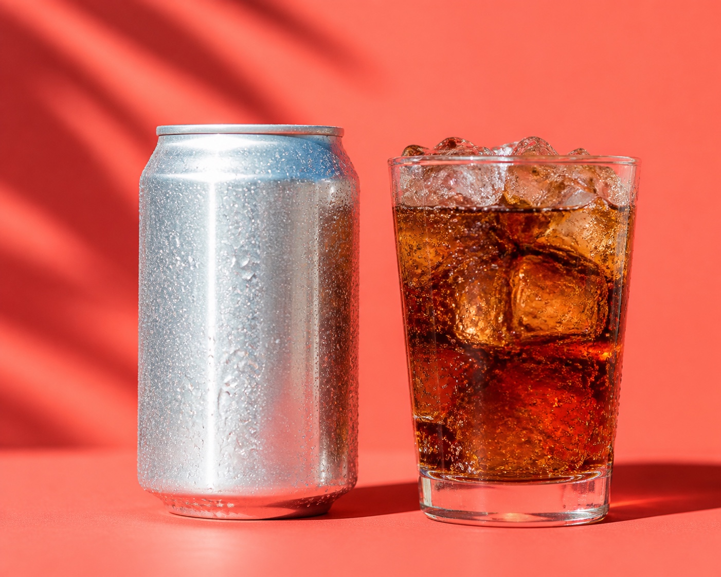 Refresco en lata representativo