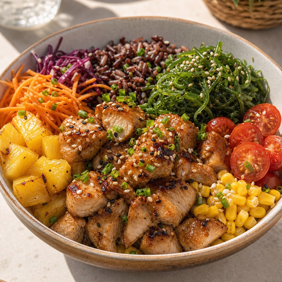 Chicken Poke Bowl