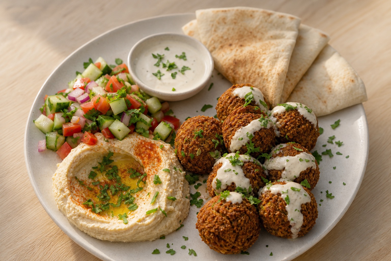 Falafel plate