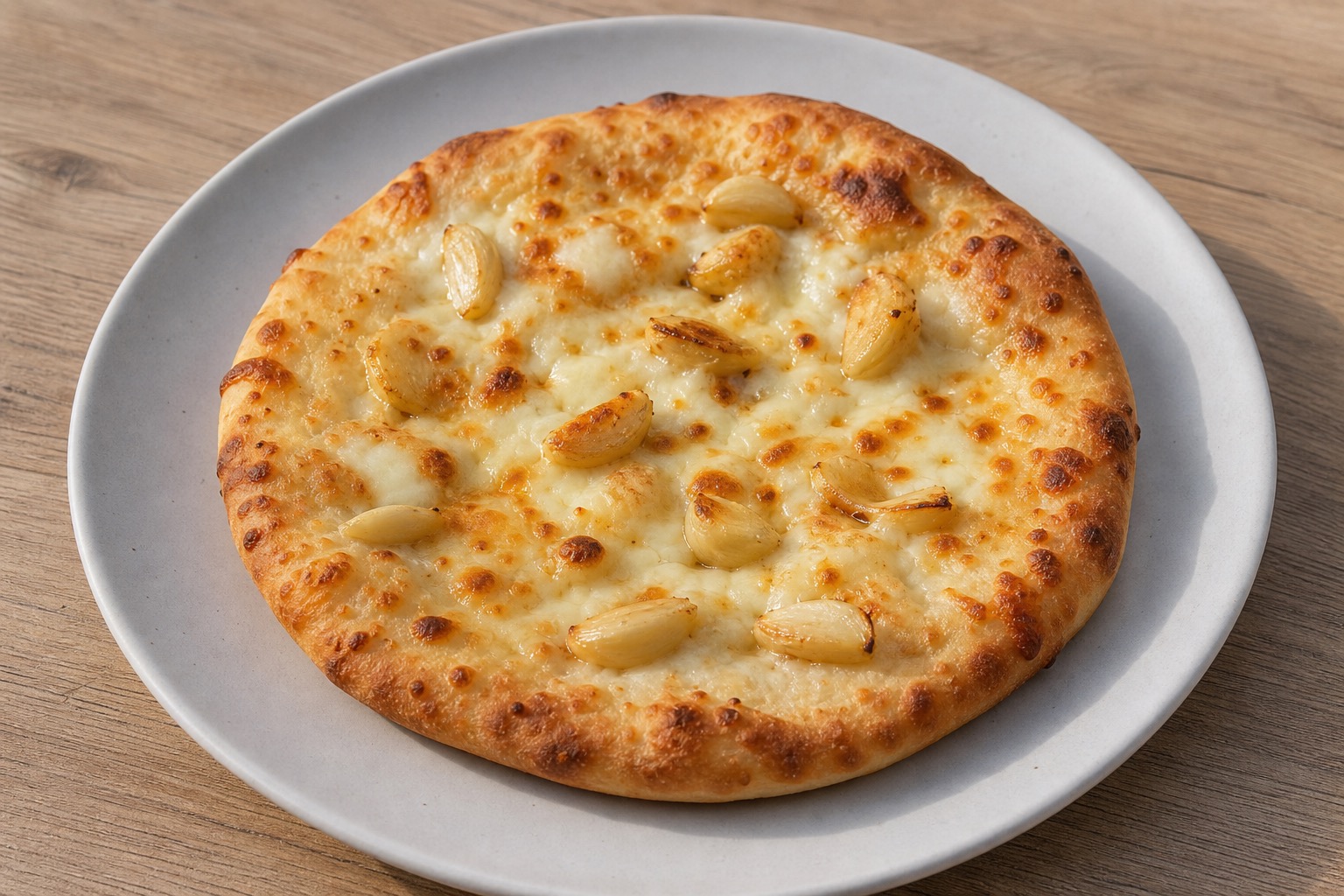 Cheese and garlic focaccia