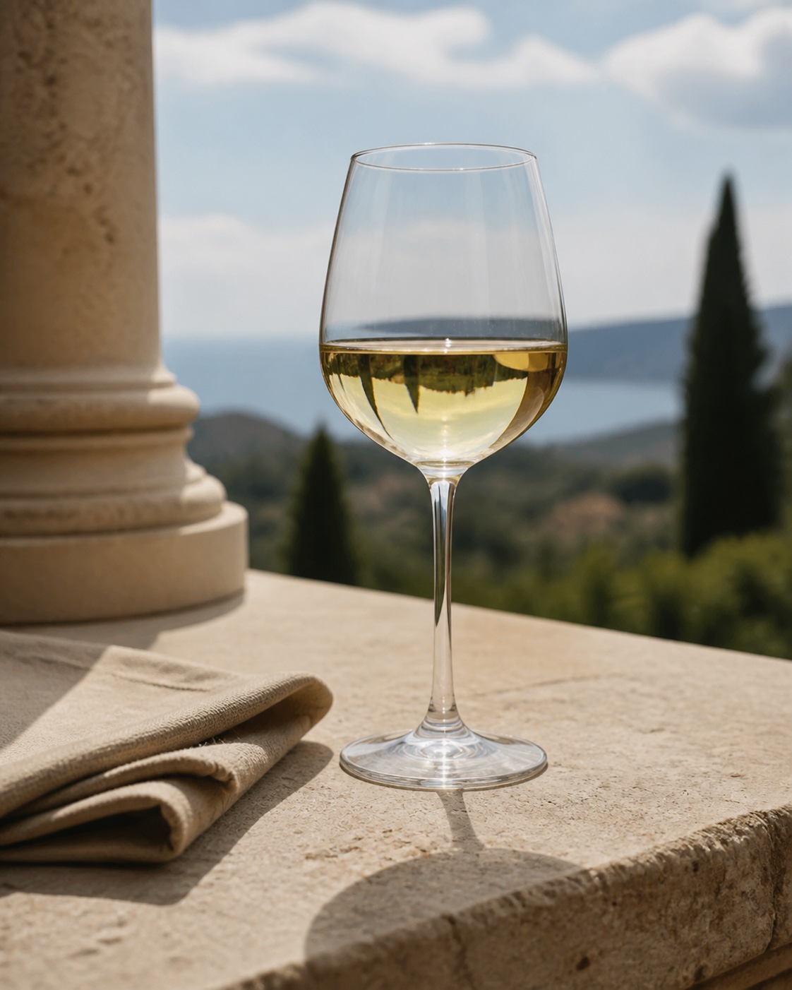 Copa de vino representativa