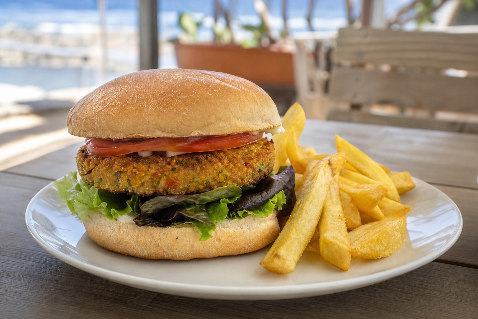 Vegetarian burger
