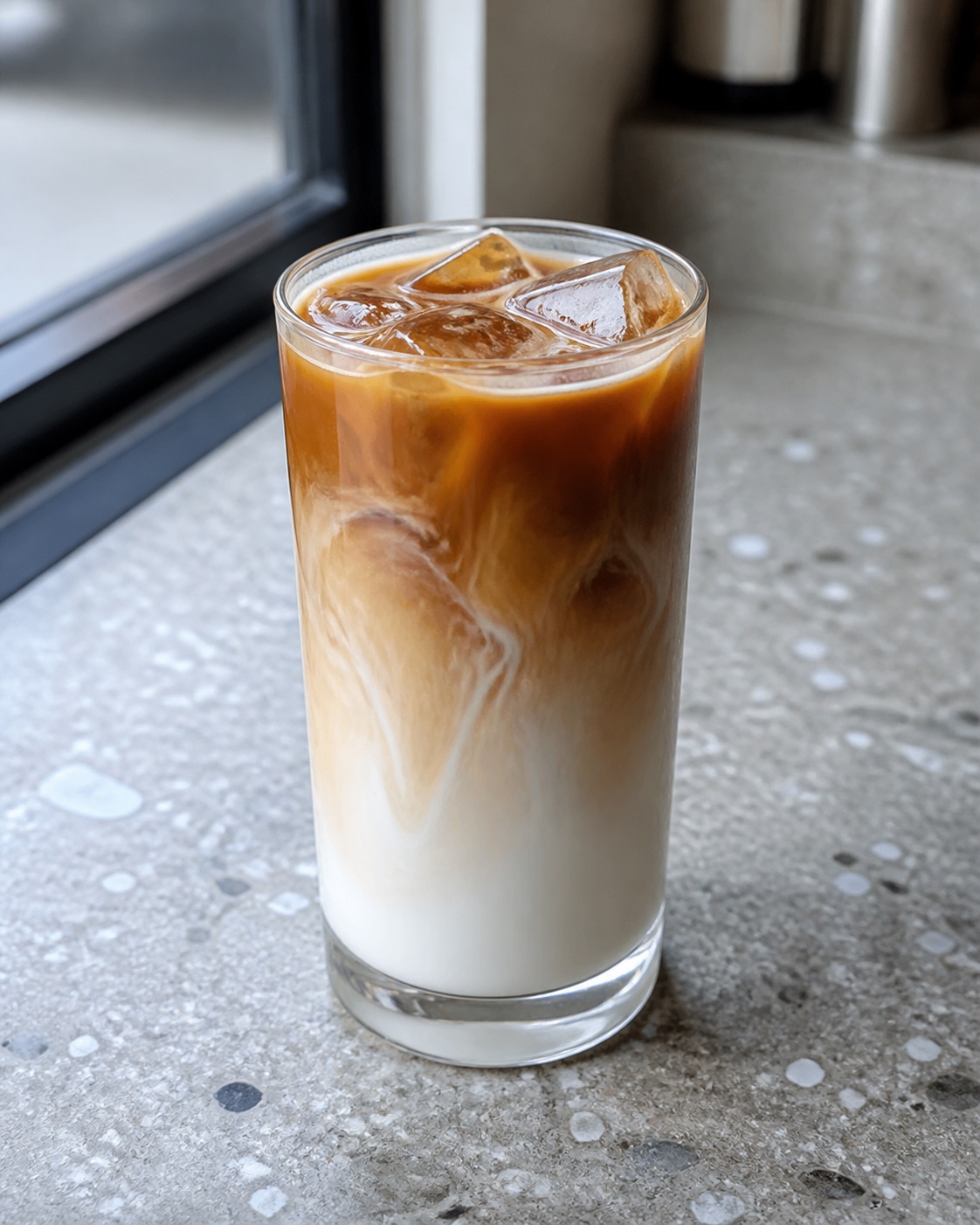 Latte frío representativo