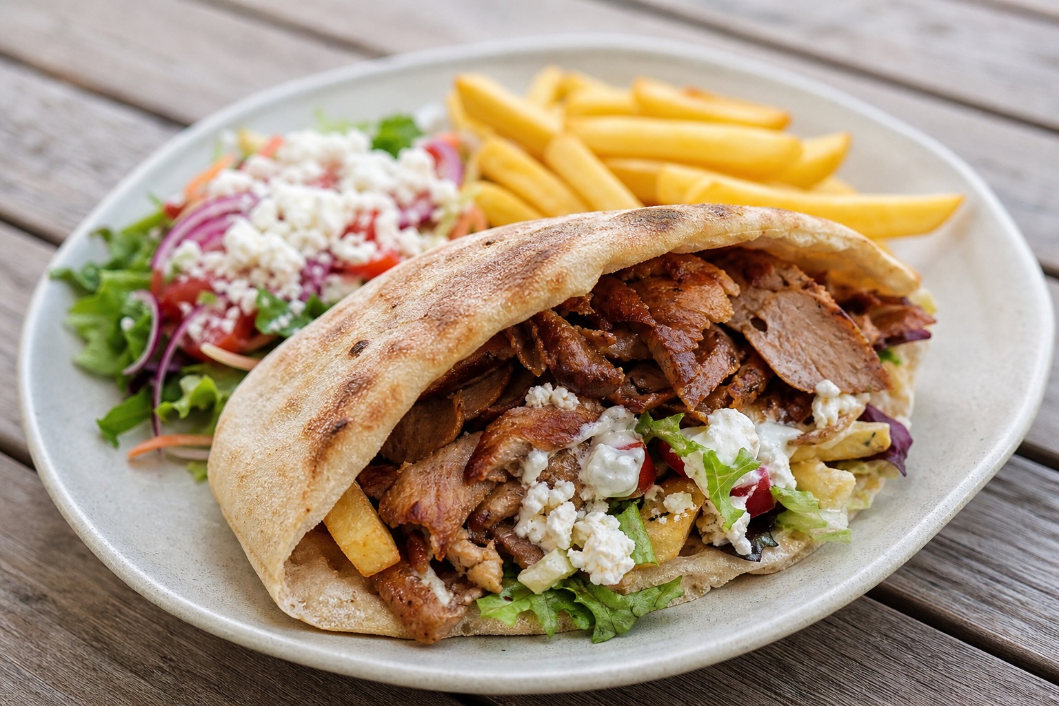 Pita, dürüm or focaccia