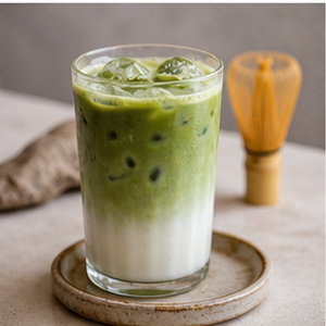 Ilustracja poglądowa: Mrożone latte matcha