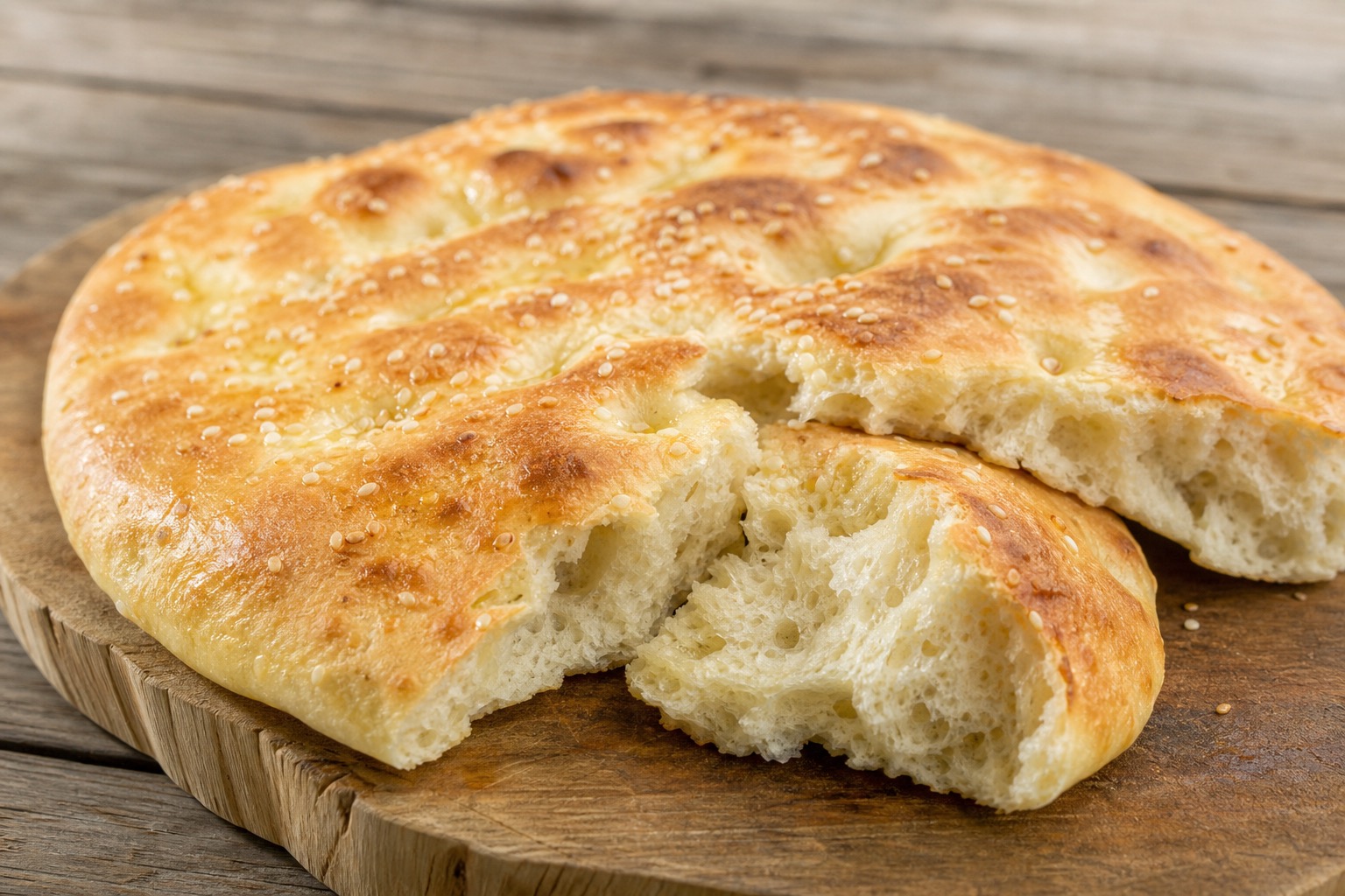 Half Turkish bread or Turkish bread
