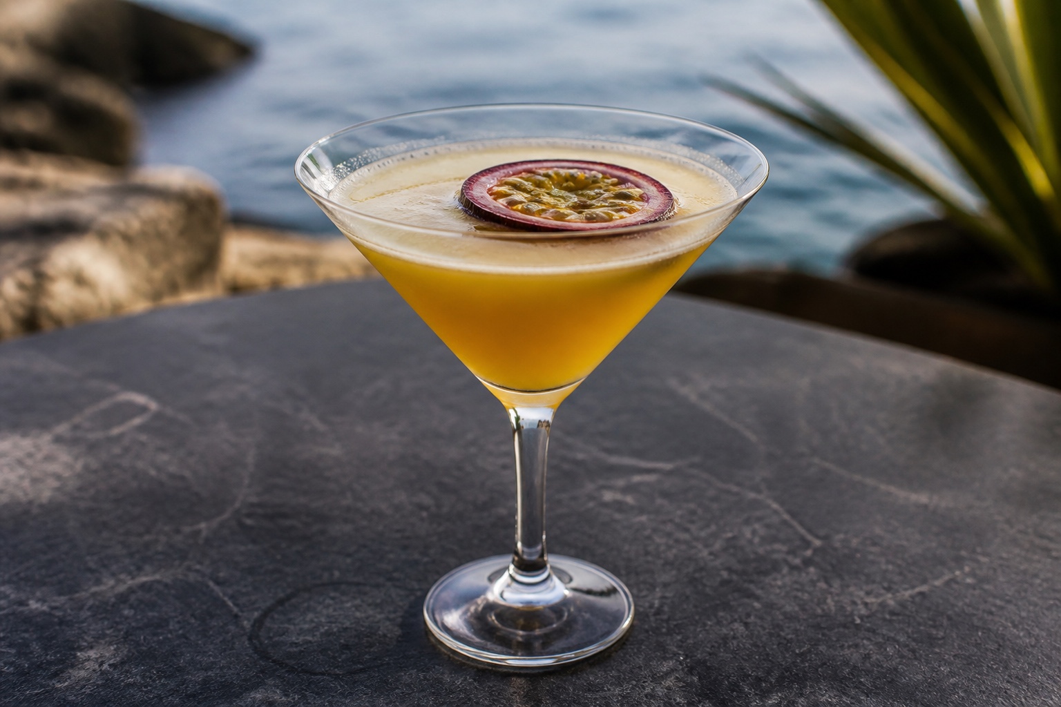 Martini de maracuyá representativo