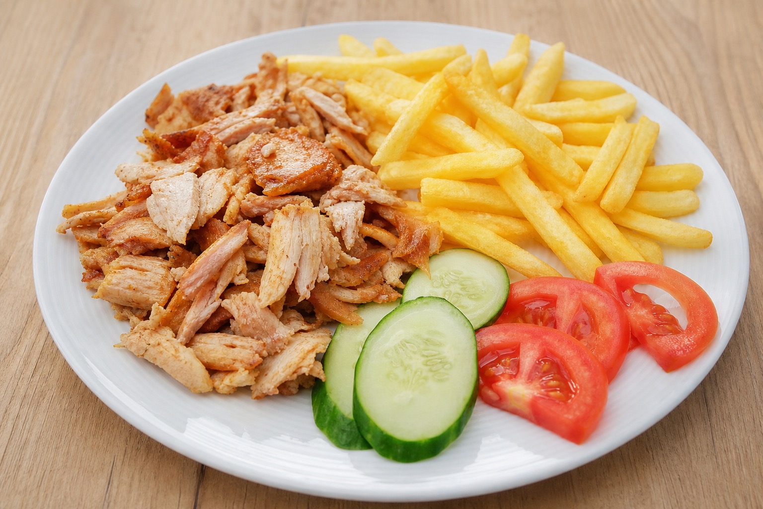Kid's kebab plate
