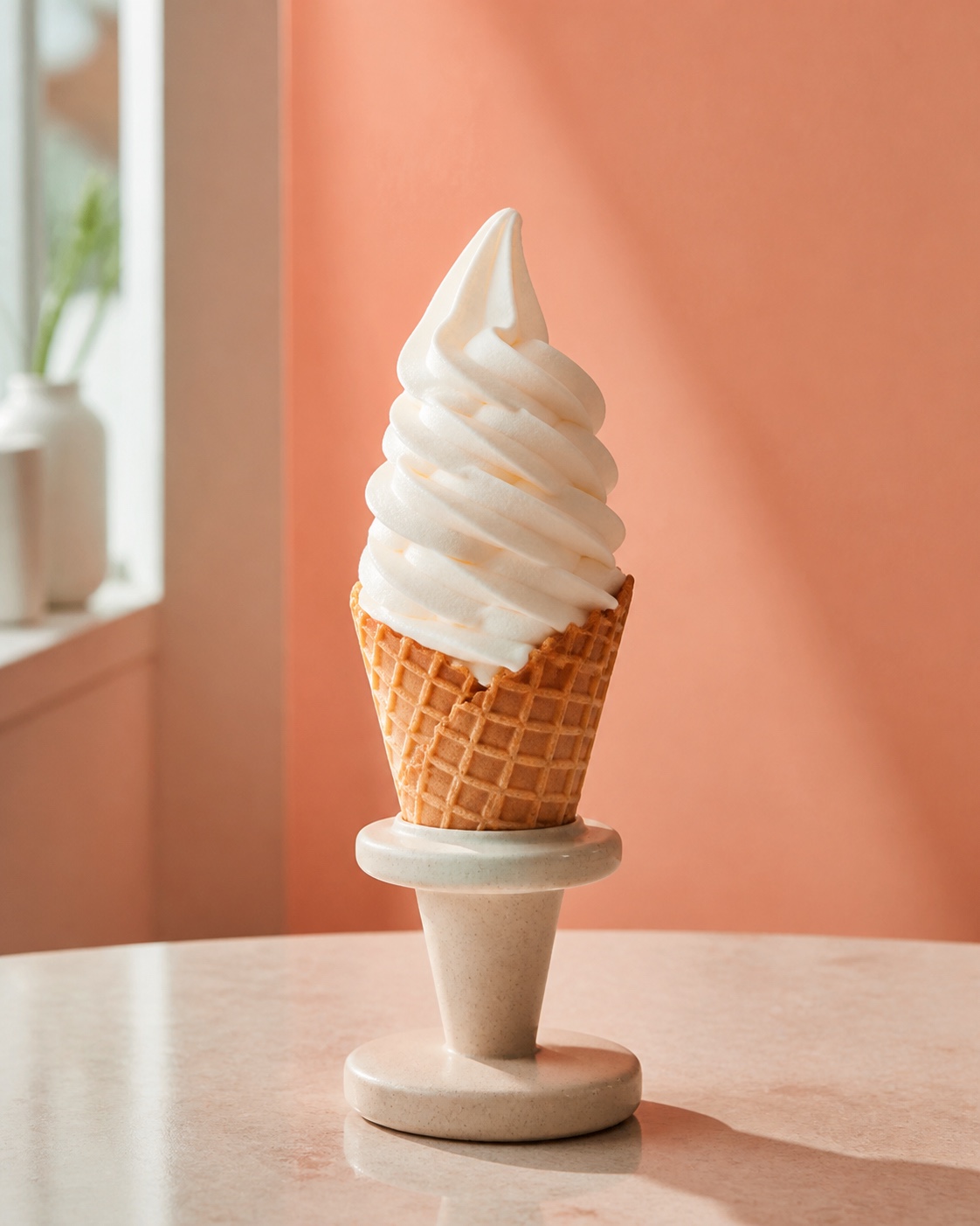 Helado soft representativo